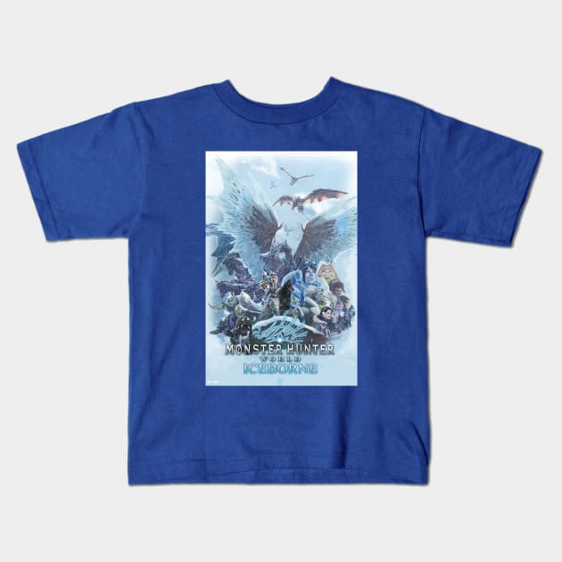 Monster Hunter World Iceborne Kids T-Shirt by bside7715